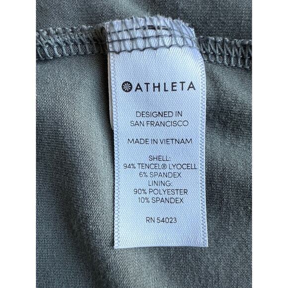 Athleta Barre Bralette Mini Racerback Dress Women’s Size Small Green - Picture 10 of 11